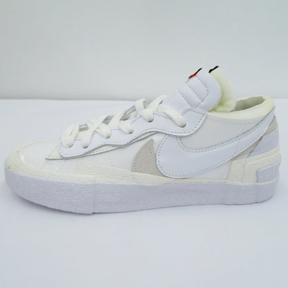 NIKE | ナイキ ×sacai Blazer Low 'White Patent Leather' スニーカー DM6443-100 ブレーザー ホワイト 26.5cm【瀬戸大橋店】