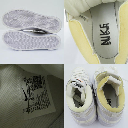 NIKE | ナイキ ×sacai Blazer Low 'White Patent Leather' スニーカー DM6443-100 ブレーザー ホワイト 26.5cm【瀬戸大橋店】