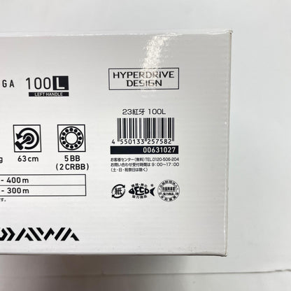 【フィッシング/釣り/釣具/リール】 【ベイトリール/左ハンドル】Daiwa | ダイワ 23紅牙100L 00631027【瀬戸大橋店】