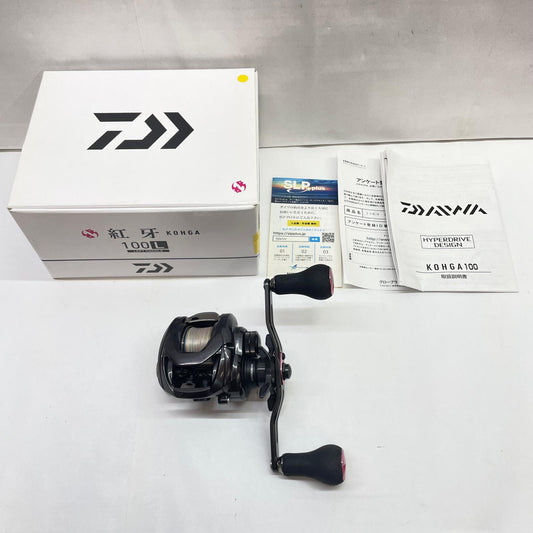 【フィッシング/釣り/釣具/リール】 【ベイトリール/左ハンドル】Daiwa | ダイワ 23紅牙100L 00631027【瀬戸大橋店】