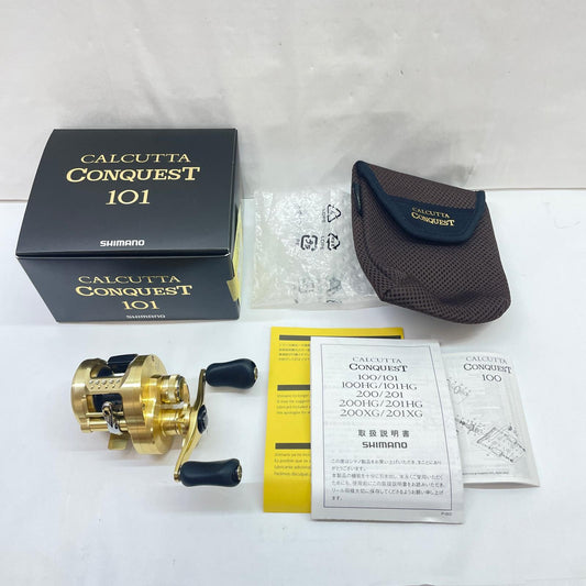 【フィッシング/釣り/釣具/リール】 【ベイトリール/左ハンドル】SHIMANO | シマノ 21カルカッタコンクエスト101-L 04233【瀬戸大橋店】