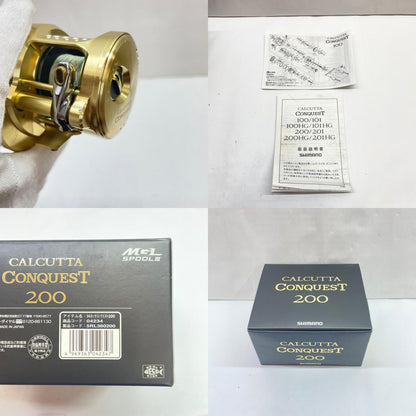 【フィッシング/釣り/釣具/リール】 【ベイトリール/右ハンドル】SHIMANO | シマノ 21カルカッタコンクエスト200 04234【瀬戸大橋店】