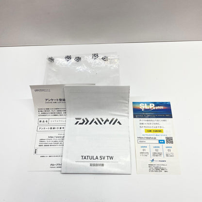 【フィッシング/釣り/釣具/リール】 【ベイトリール/左ハンドル】Daiwa | ダイワ 20タトゥーラSVTW103SHL 00630090【瀬戸大橋店】