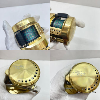 【フィッシング/釣り/釣具/リール】 【ベイトリール/右ハンドル】SHIMANO | シマノ 23カルカッタコンクエストMD300XG 045928 ※タバコ臭 大【瀬戸大橋店】