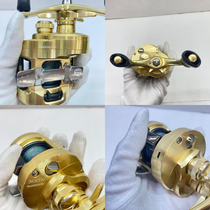 【フィッシング/釣り/釣具/リール】 【ベイトリール/右ハンドル】SHIMANO | シマノ 23カルカッタコンクエストMD300XG 045928 ※タバコ臭 大【瀬戸大橋店】