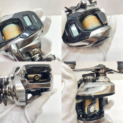 【フィッシング/釣り/釣具/リール】 【ベイトリール/右ハンドル】SHIMANO | シマノ 18炎月プレミアム150HG 03789 ※箱タバコ臭あり【瀬戸大橋店】