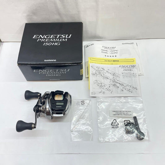 【フィッシング/釣り/釣具/リール】 【ベイトリール/右ハンドル】SHIMANO | シマノ 18炎月プレミアム150HG 03789 ※箱タバコ臭あり【瀬戸大橋店】
