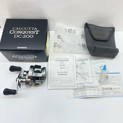【フィッシング/釣り/釣具/リール】 【ベイトリール/右ハンドル】SHIMANO | シマノ 19カルカッタコンクエストDC200 03978【瀬戸大橋店】