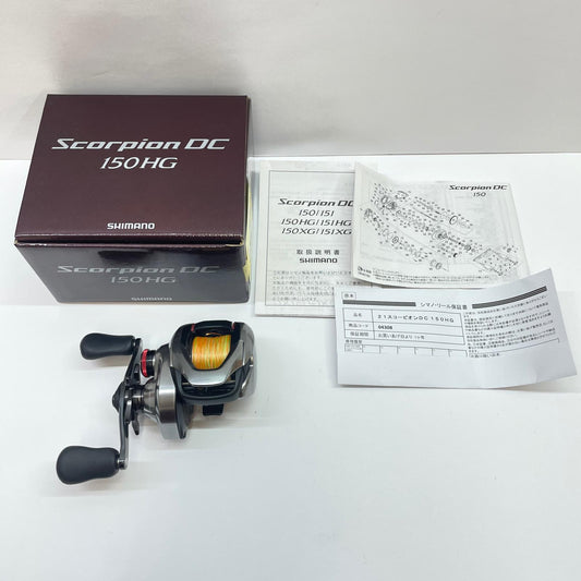 【フィッシング/釣り/釣具/リール】 【ベイトリール/右ハンドル】SHIMANO | シマノ 21スコーピオンDC150HG 04308【瀬戸大橋店】