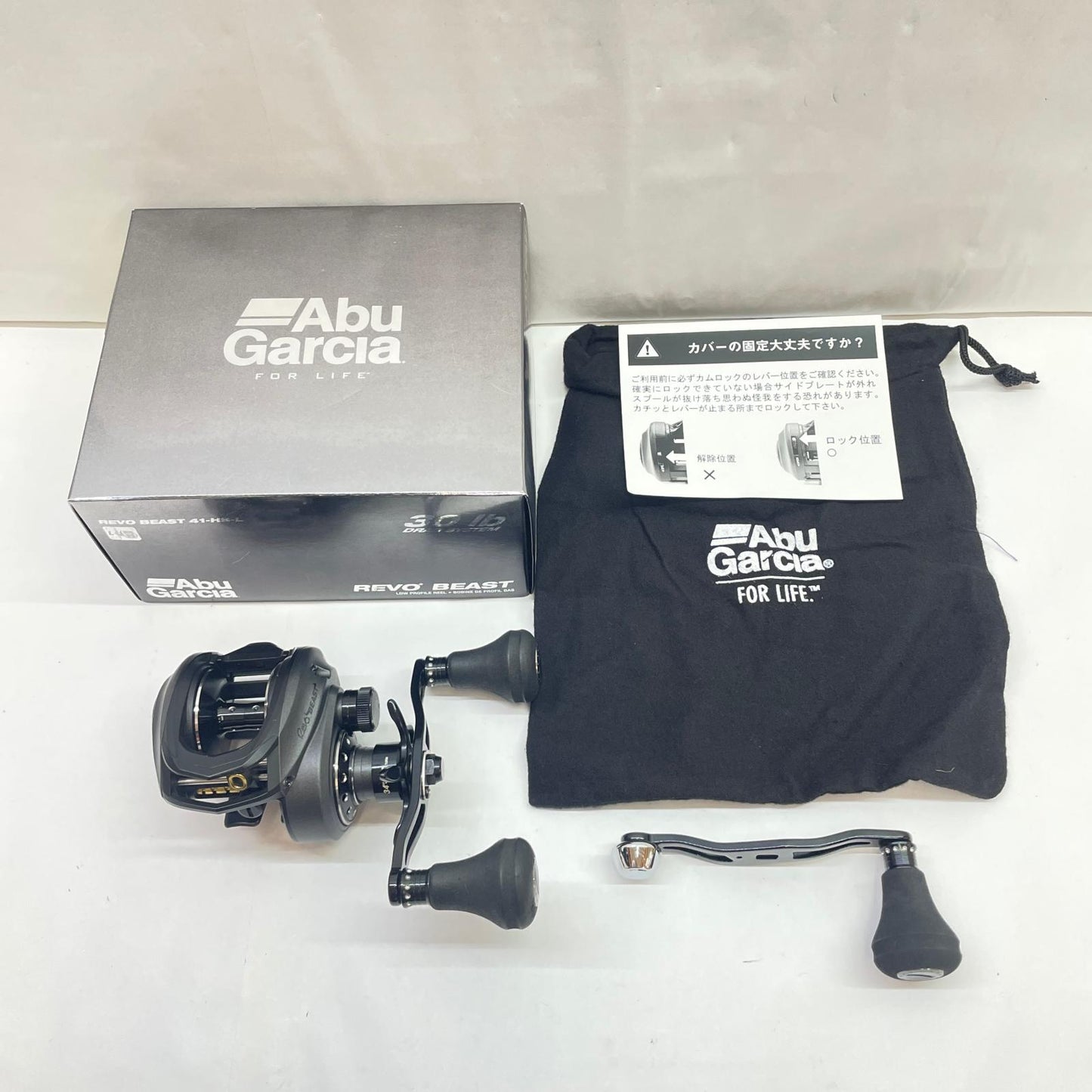 【フィッシング/釣り/釣具/リール】 【ベイトリール/左ハンドル】AbuGarcia | アブガルシア レボビースト41-HS-L ※スペアバランスハンドルあり【瀬戸大橋店】