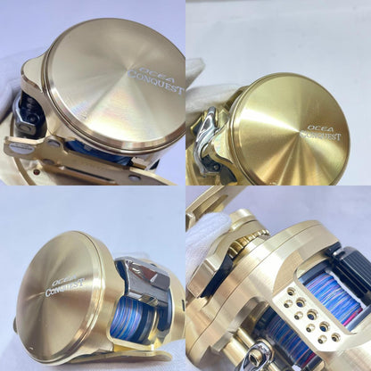 【フィッシング/釣り/釣具/リール】 【ベイトリール/右ハンドル】SHIMANO | シマノ 23オシアコンクエスト200HG 046284 ※箱イタミあり【瀬戸大橋店】