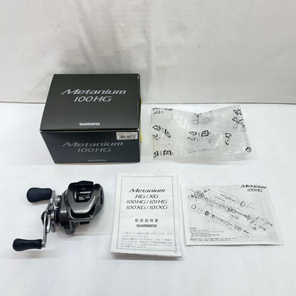 【フィッシング/釣り/釣具/リール】 【ベイトリール/右ハンドル】SHIMANO | シマノ 23メタニウム100HG【瀬戸大橋店】