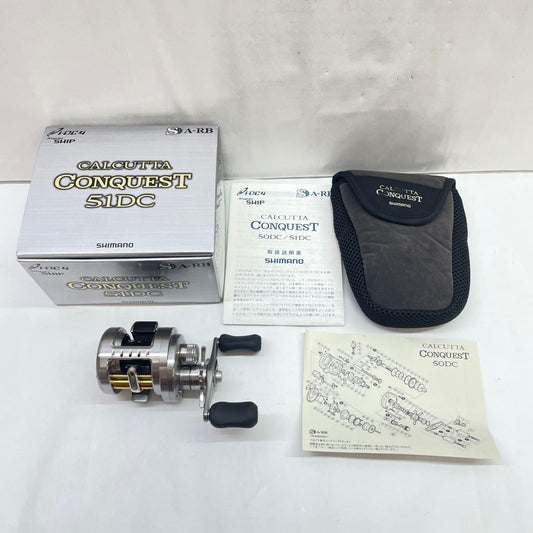 【フィッシング/釣り/釣具/リール】 【ベイトリール/左ハンドル】SHIMANO | シマノ 11カルカッタコンクエスト51DC 02702【瀬戸大橋店】