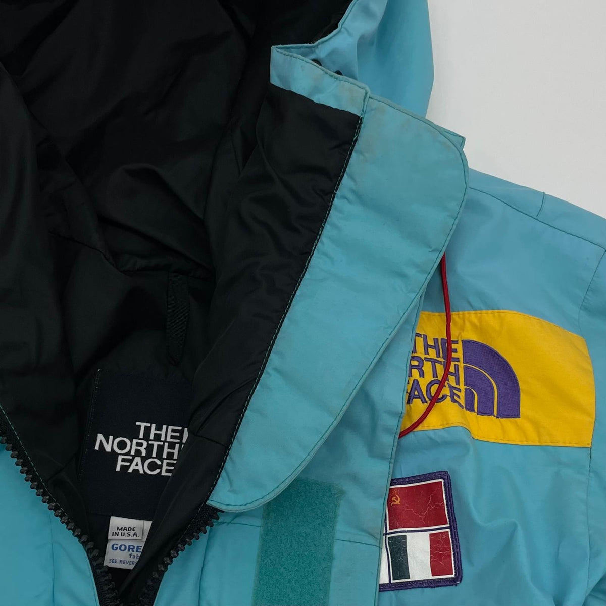 【中古】THE NORTH FACE | ザ・ノースフェイス 80's Trans Antarctica Parka　ヴィンテージ　マウンテンパーカー ブルー サイズ：M【尾張小牧店】