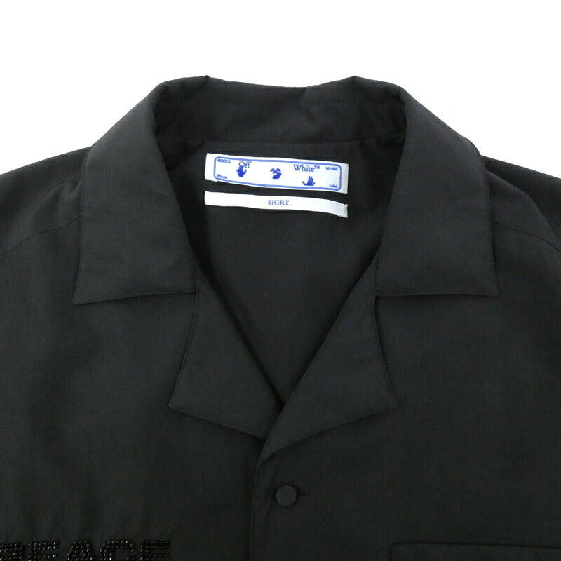 OFF-WHITE | オフホワイト 半袖シャツ ブラック サイズ：L【尾張小牧店】