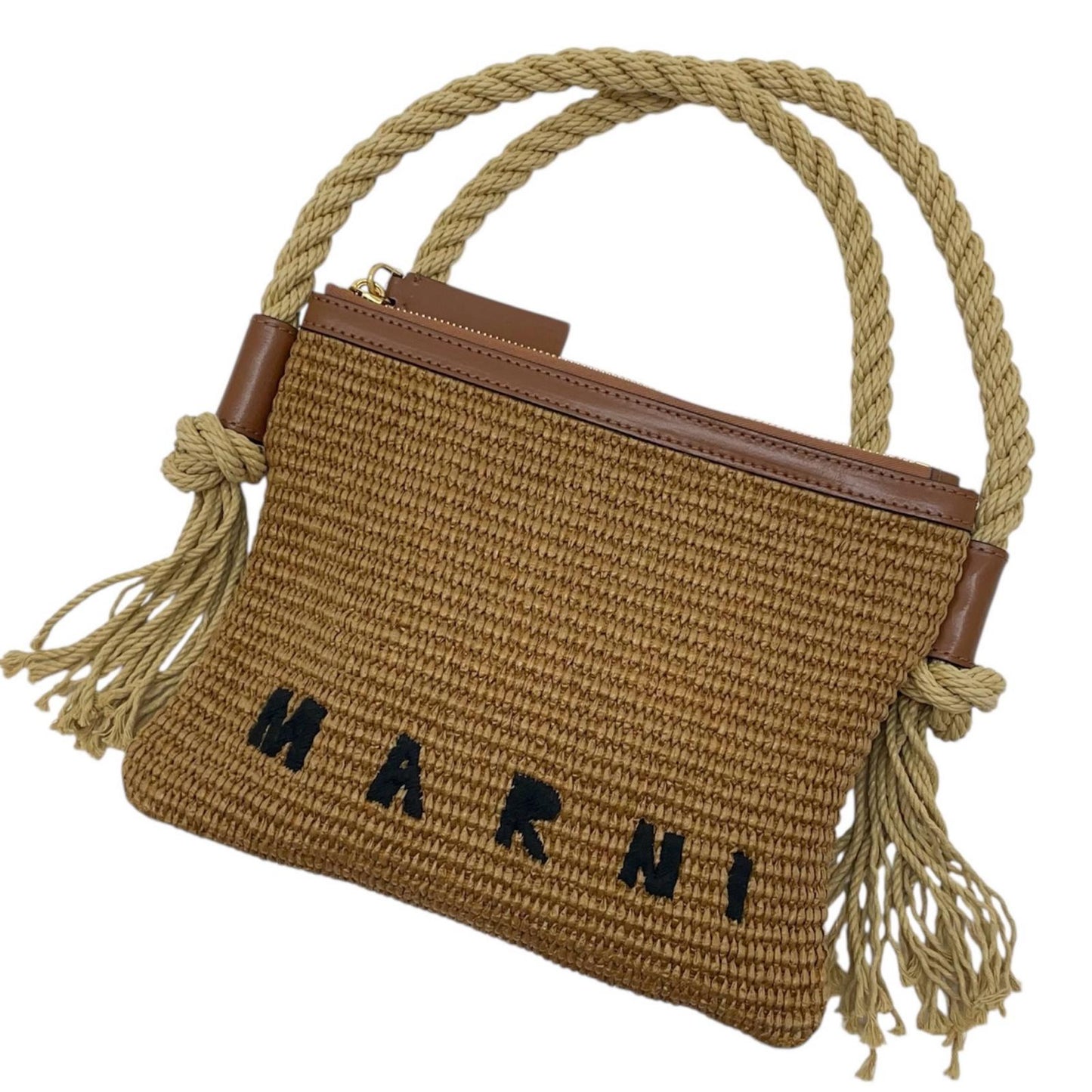 MARNI | マルニ MARCEL SUMMER ショルダーバッグ PHMO0011U1P3860 ブラウン【尾張小牧店】