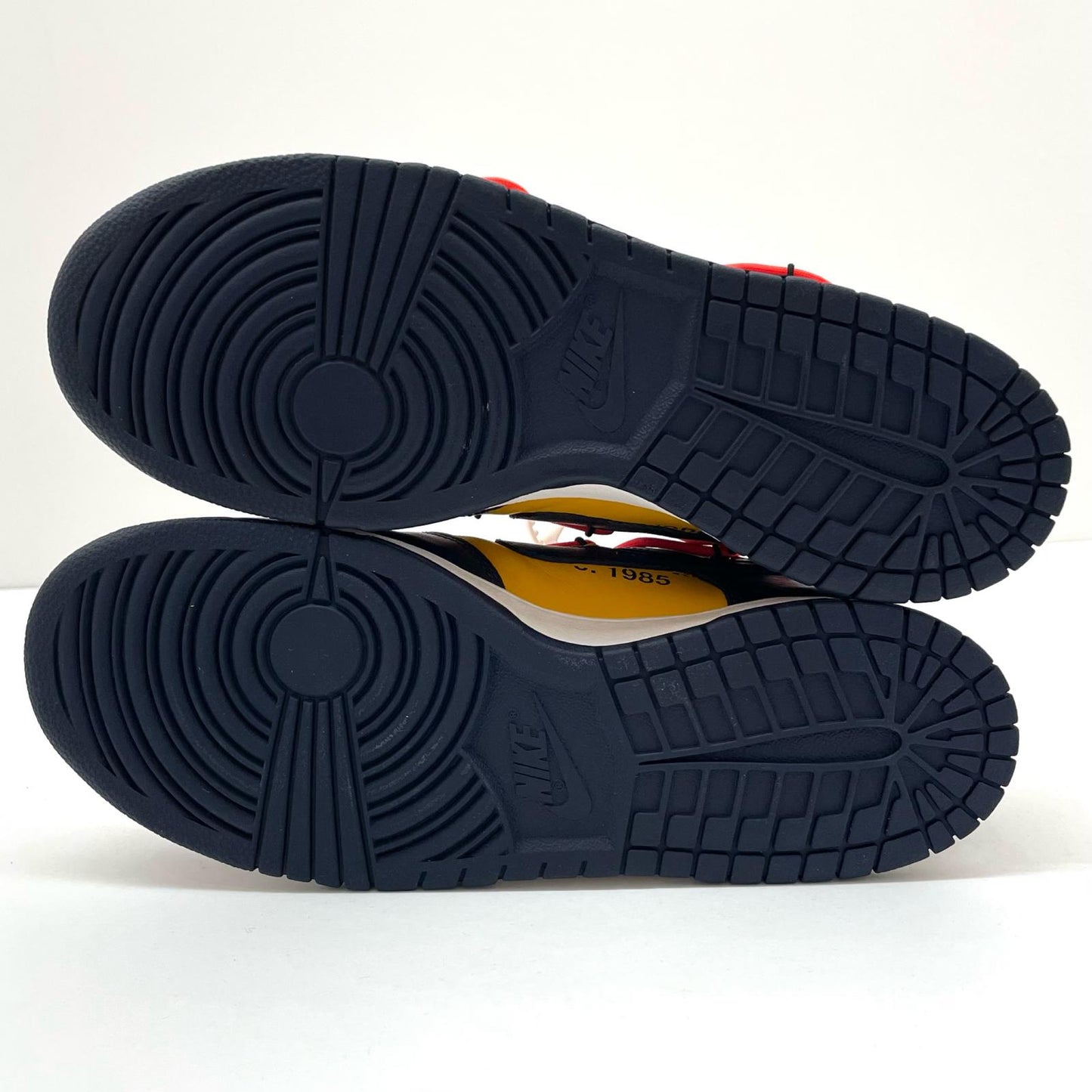 NIKE | ナイキ DUNK LOW LTHR/OW スニーカー CT0856-700 イエロー×ネイビー 29cm【尾張小牧店】