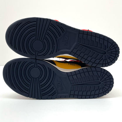 NIKE | ナイキ DUNK LOW LTHR/OW スニーカー CT0856-700 イエロー×ネイビー 29cm【尾張小牧店】