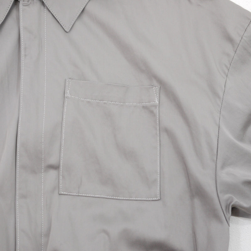CUPRA COTTON H/S JUMP SUITS ツナギ 102007001 グレー サイズ：M【尾張小牧店】