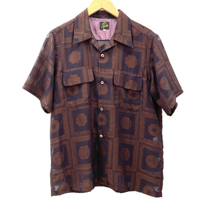 Needles | ニードルス S/S Classic Shirt 半袖シャツ MR135 ブラウン サイズ：S【尾張小牧店】