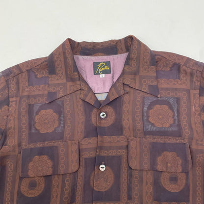 Needles | ニードルス S/S Classic Shirt 半袖シャツ MR135 ブラウン サイズ：S【尾張小牧店】