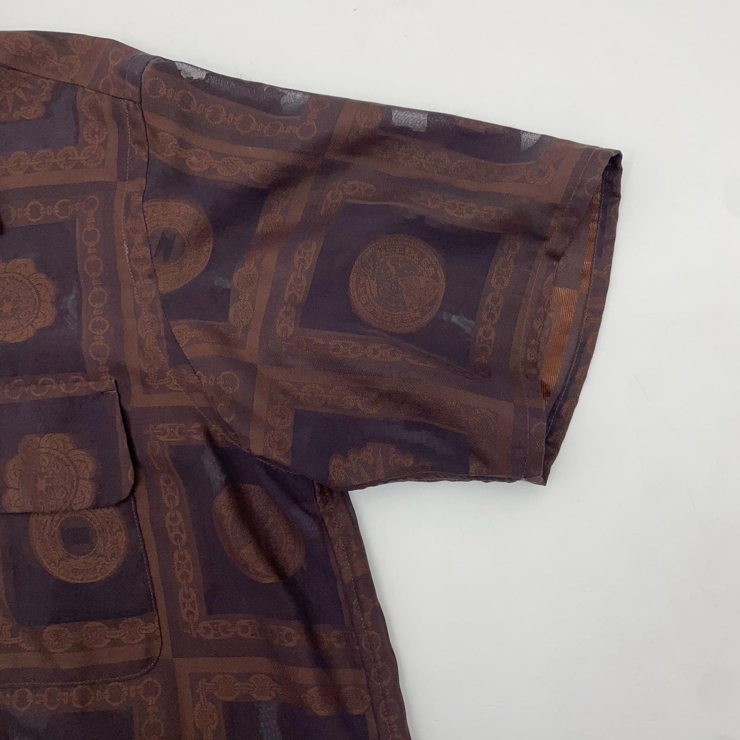 Needles | ニードルス S/S Classic Shirt 半袖シャツ MR135 ブラウン サイズ：S【尾張小牧店】