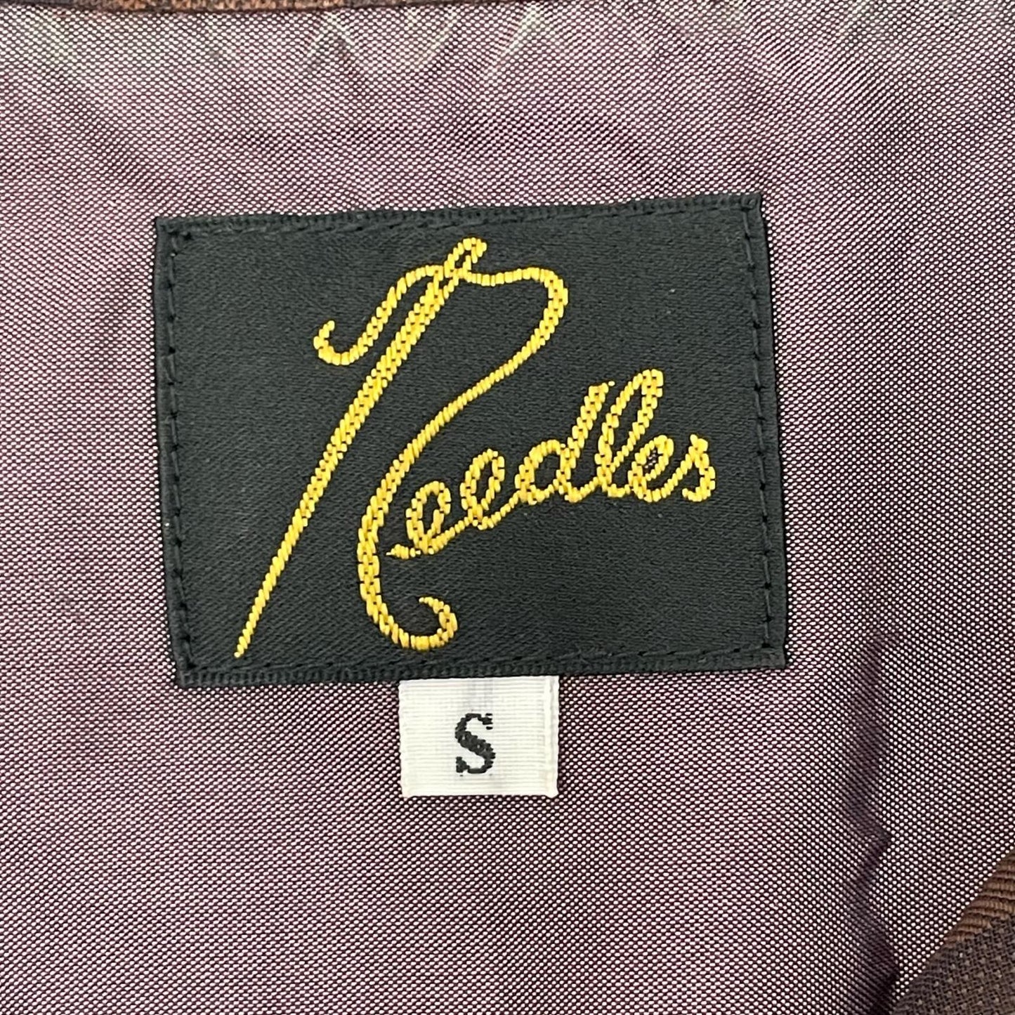 Needles | ニードルス S/S Classic Shirt 半袖シャツ MR135 ブラウン サイズ：S【尾張小牧店】
