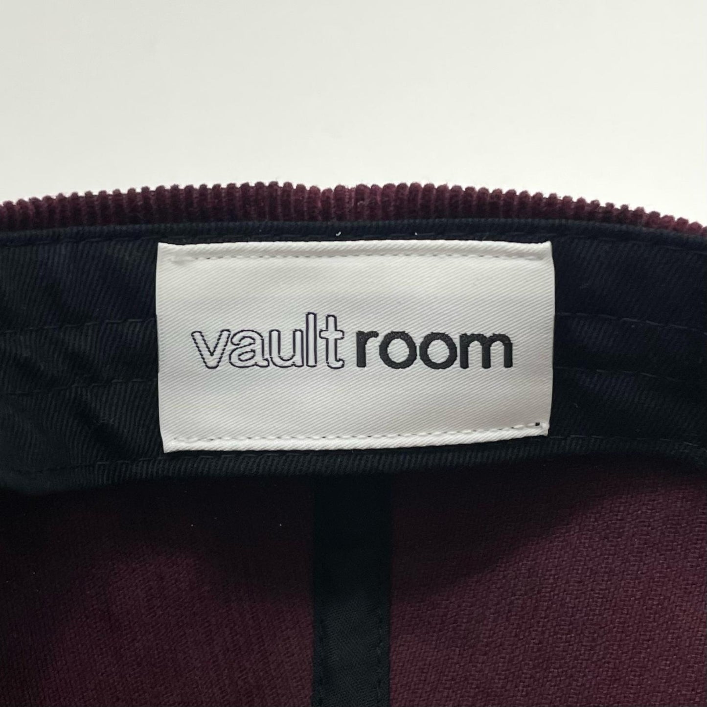 CORDUROY VR LOGO CAP キャップ ワインレッド【尾張小牧店】