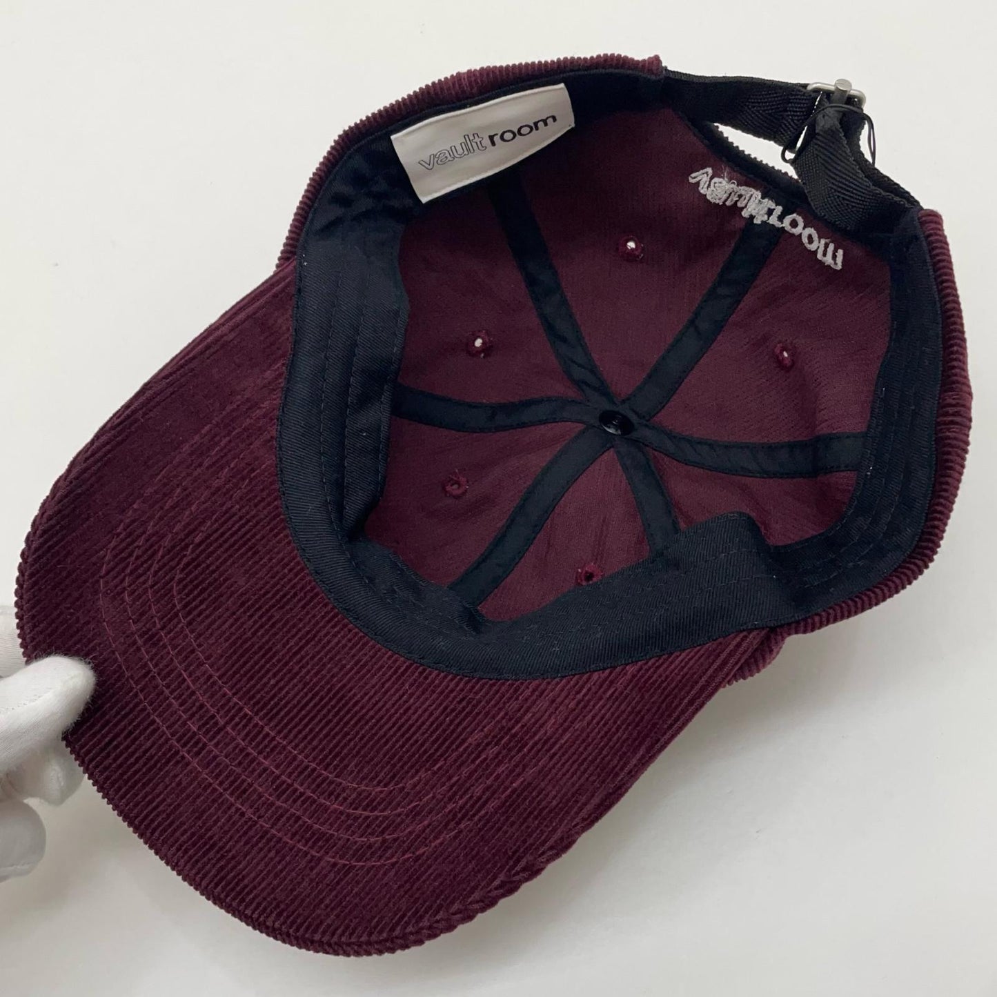 CORDUROY VR LOGO CAP キャップ ワインレッド【尾張小牧店】