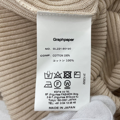 Graphpaper | グラフペーパー ワンピース GL221-80190 ベージュ サイズ：FreeSize【尾張小牧店】