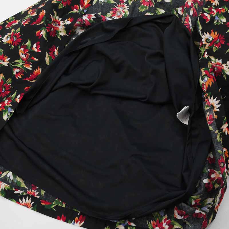 CLANE | クラネ BRIGHT FLOWER BOLUME SKIRT スカート 12109-2971 ブラック サイズ：1【尾張小牧店】