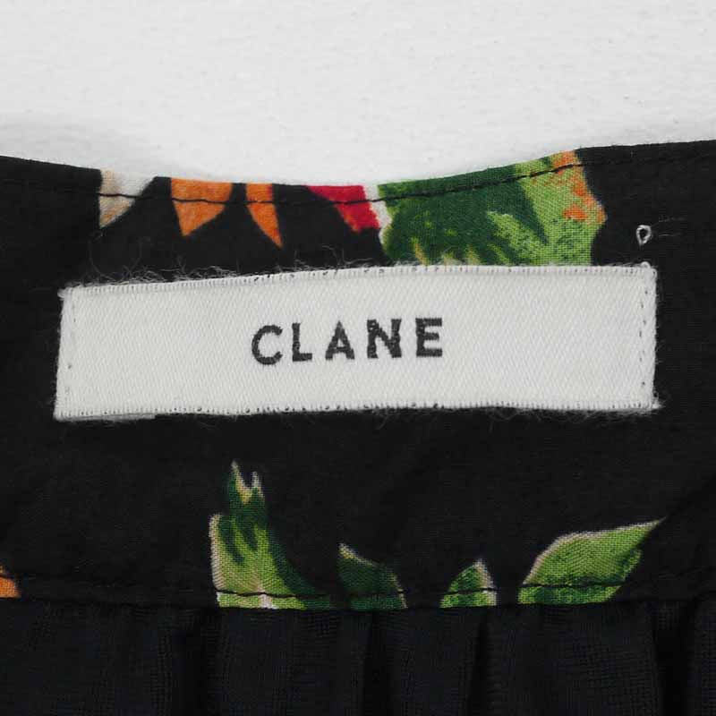 CLANE | クラネ BRIGHT FLOWER BOLUME SKIRT スカート 12109-2971 ブラック サイズ：1【尾張小牧店】