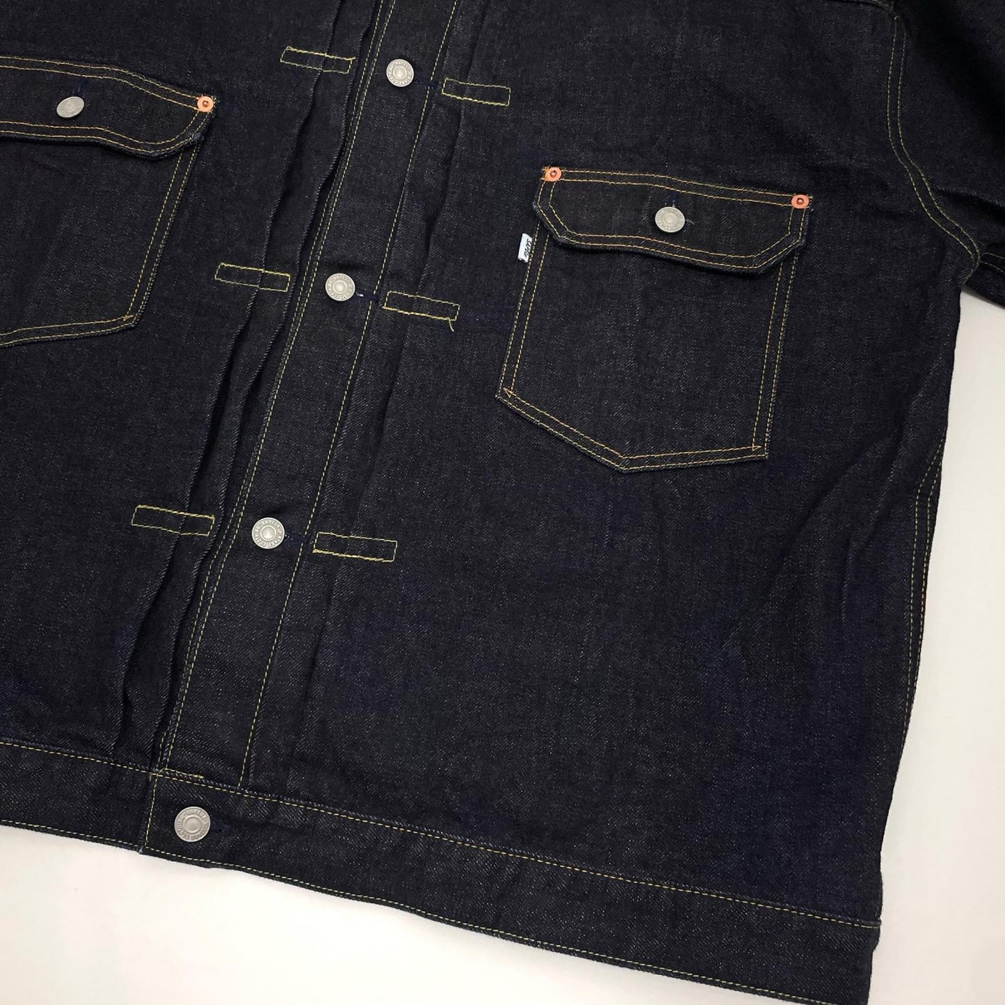 【中古】SAPEur | サプール　名古屋限定 Limited Edition Releases DRYWASH デニムジャケット A0023-515 ネイビー サイズ：XL【尾張小牧店】