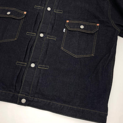 【中古】SAPEur | サプール　名古屋限定 Limited Edition Releases DRYWASH デニムジャケット A0023-515 ネイビー サイズ：XL【尾張小牧店】