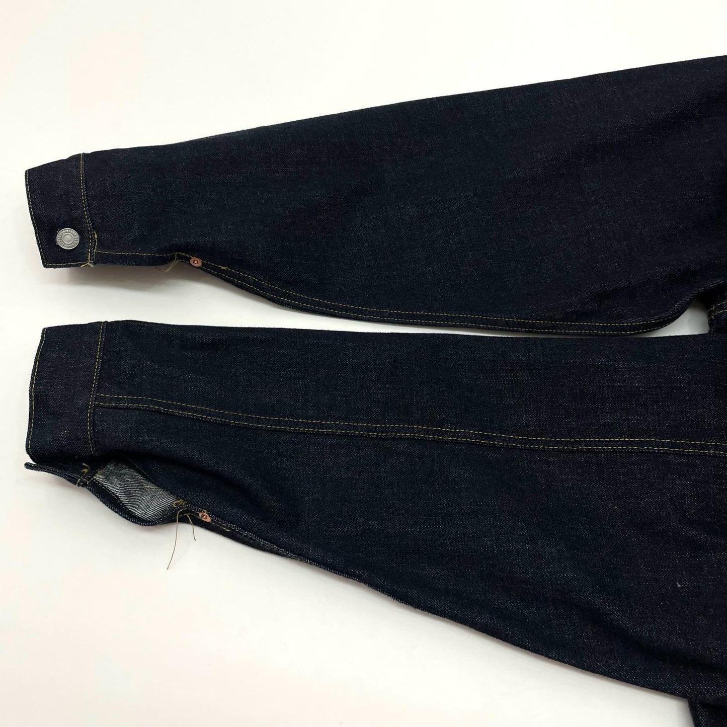【中古】SAPEur | サプール　名古屋限定 Limited Edition Releases DRYWASH デニムジャケット A0023-515 ネイビー サイズ：XL【尾張小牧店】