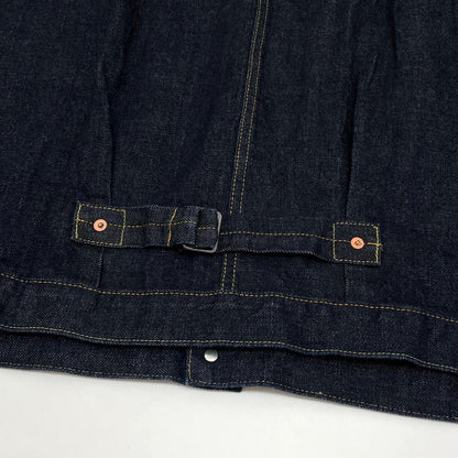 【中古】SAPEur | サプール　名古屋限定 Limited Edition Releases DRYWASH デニムジャケット A0023-515 ネイビー サイズ：XL【尾張小牧店】