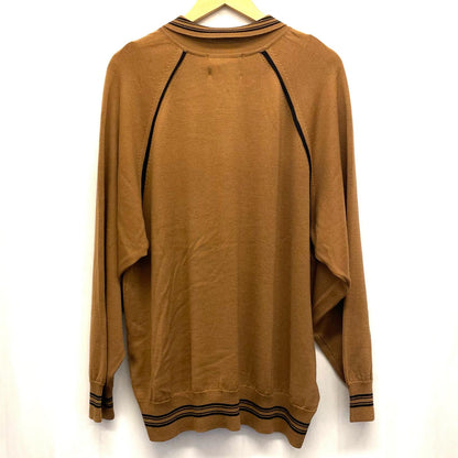 SUGARHILL | シュガーヒル ZIP-UP LINE KNIT POLO SHIRT ポロシャツ 2441000602 ブラウン サイズ：3【尾張小牧店】