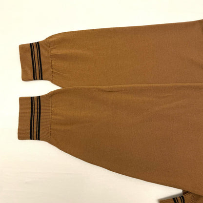 SUGARHILL | シュガーヒル ZIP-UP LINE KNIT POLO SHIRT ポロシャツ 2441000602 ブラウン サイズ：3【尾張小牧店】