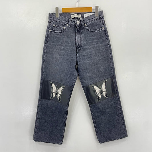 Our Legacy | アワーレガシー THIRD CUT SCHMETTERLING PATCH DENIM デニムパンツ ブラック サイズ：28【尾張小牧店】