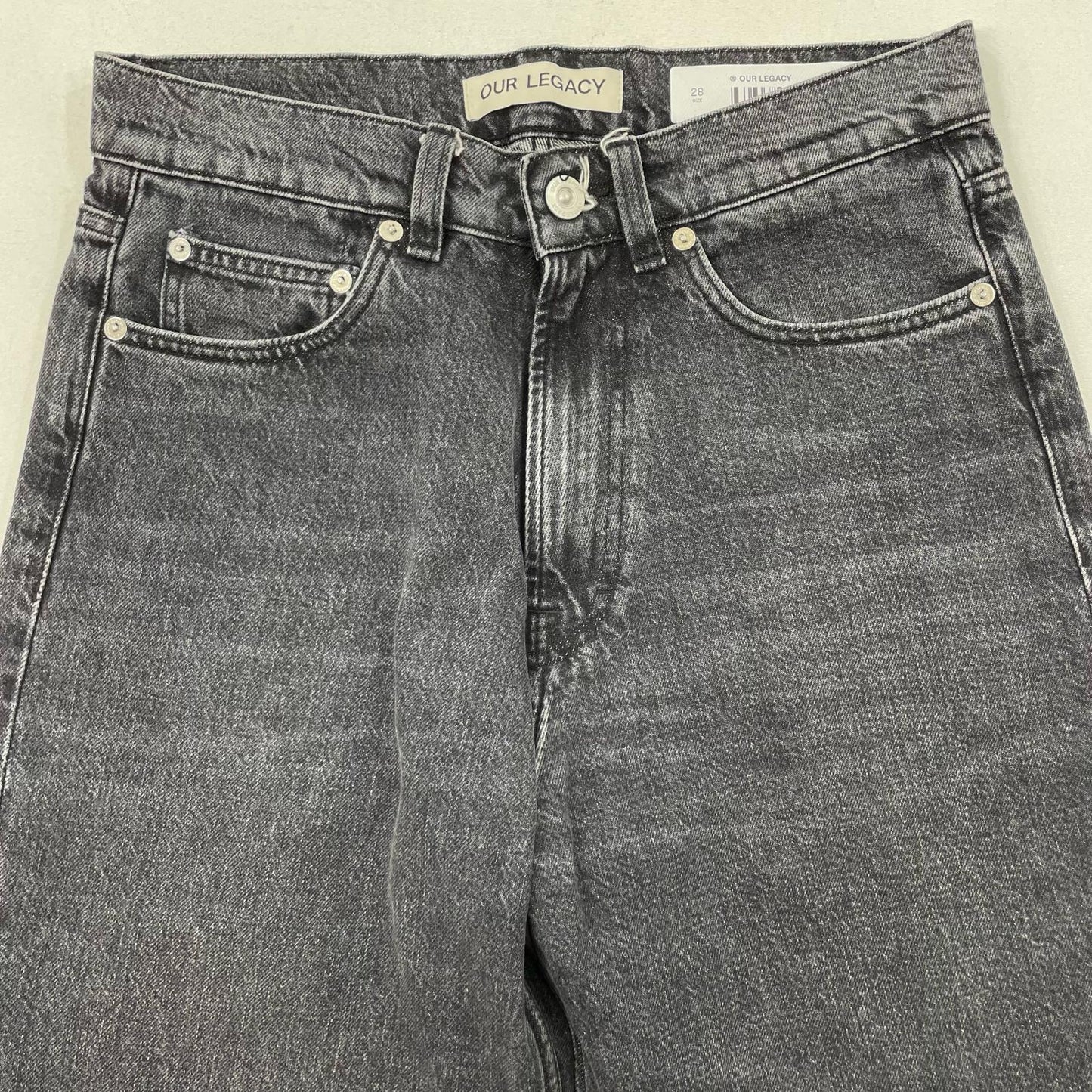 Our Legacy | アワーレガシー THIRD CUT SCHMETTERLING PATCH DENIM デニムパンツ ブラック サイズ：28【尾張小牧店】