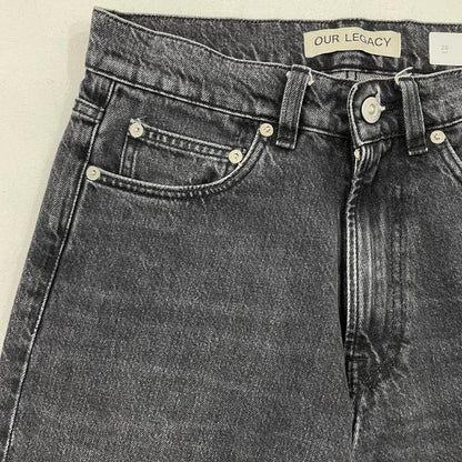 Our Legacy | アワーレガシー THIRD CUT SCHMETTERLING PATCH DENIM デニムパンツ ブラック サイズ：28【尾張小牧店】