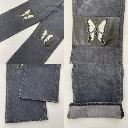 Our Legacy | アワーレガシー THIRD CUT SCHMETTERLING PATCH DENIM デニムパンツ ブラック サイズ：28【尾張小牧店】
