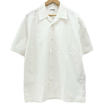 JIL SANDER | ジルサンダー オーガニックコットンポプリンシャツ 半袖シャツ J22DL0112 ホワイト サイズ：38【尾張小牧店】