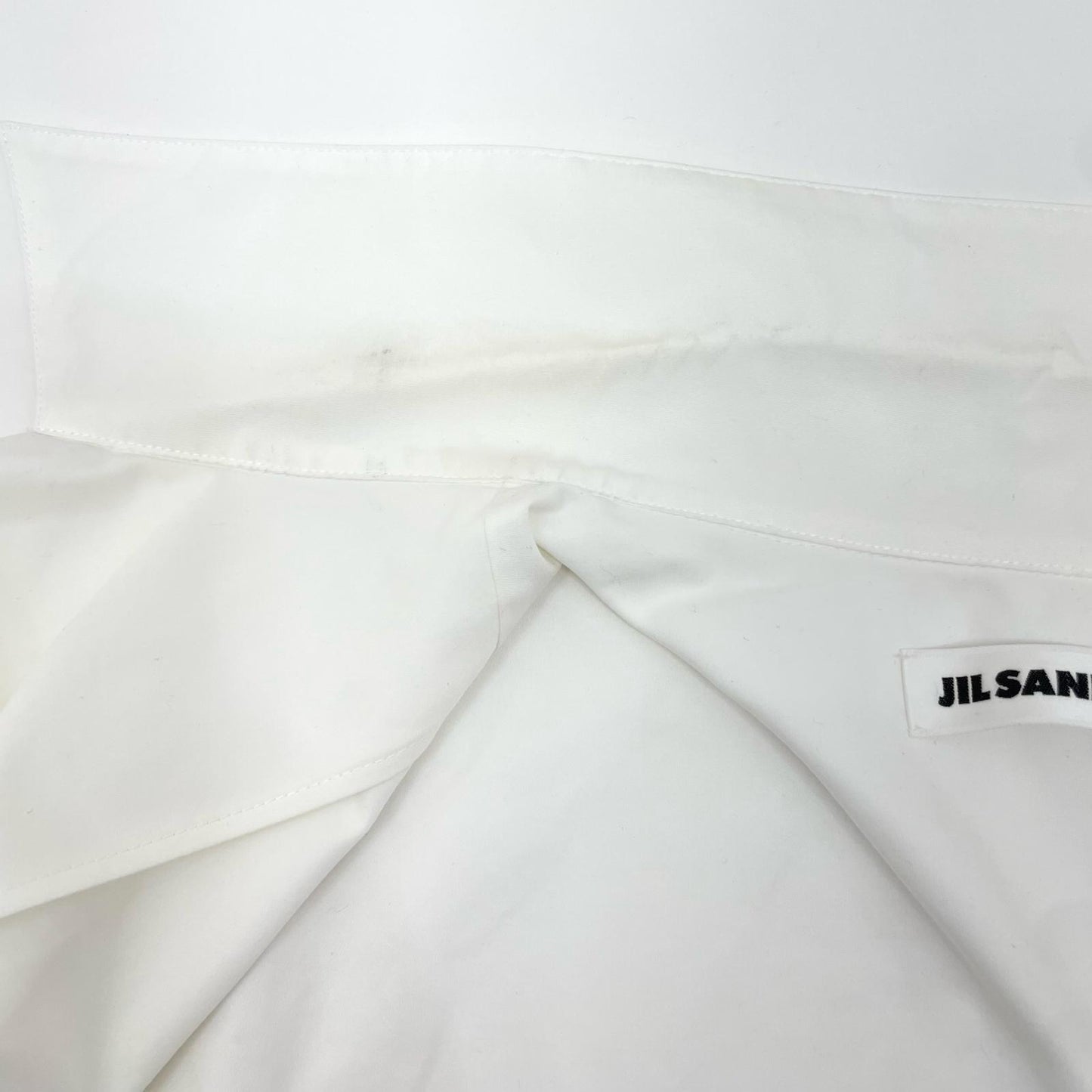 JIL SANDER | ジルサンダー オーガニックコットンポプリンシャツ 半袖シャツ J22DL0112 ホワイト サイズ：38【尾張小牧店】