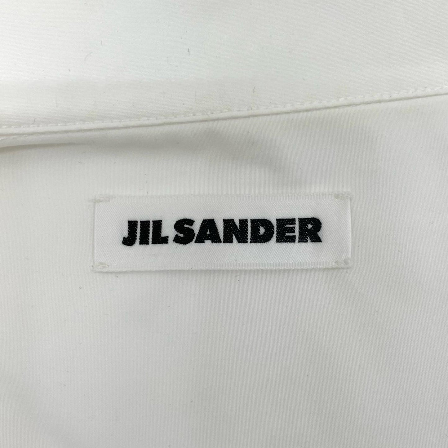 JIL SANDER | ジルサンダー オーガニックコットンポプリンシャツ 半袖シャツ J22DL0112 ホワイト サイズ：38【尾張小牧店】