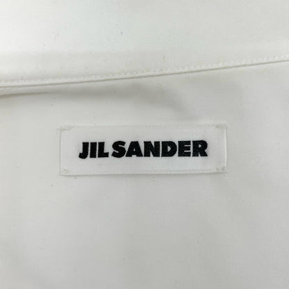 JIL SANDER | ジルサンダー オーガニックコットンポプリンシャツ 半袖シャツ J22DL0112 ホワイト サイズ：38【尾張小牧店】