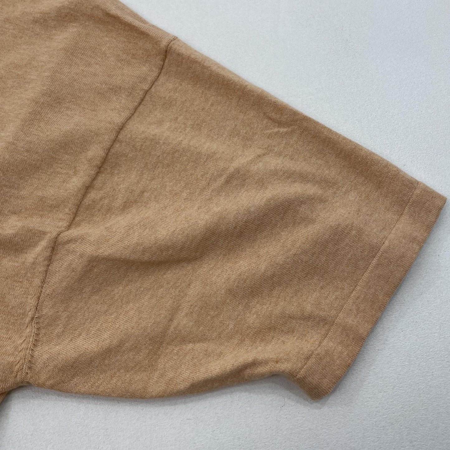 PHINGERIN | フィンガリン STROKE KNIT TEE MESH S/S 半袖Ｔシャツ PD-241-KN-041 ベージュ サイズ：XL【尾張小牧店】