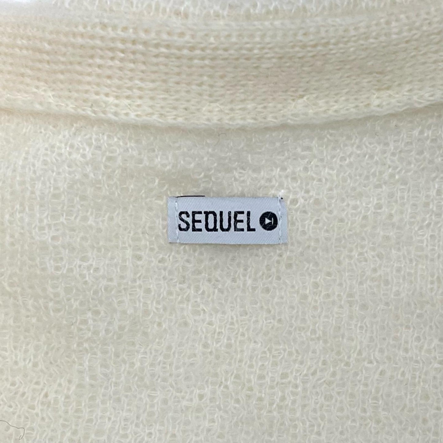 SEQUEL | シークエル カーディガン SQ-23AW-KN-02 ホワイト サイズ：XL【尾張小牧店】