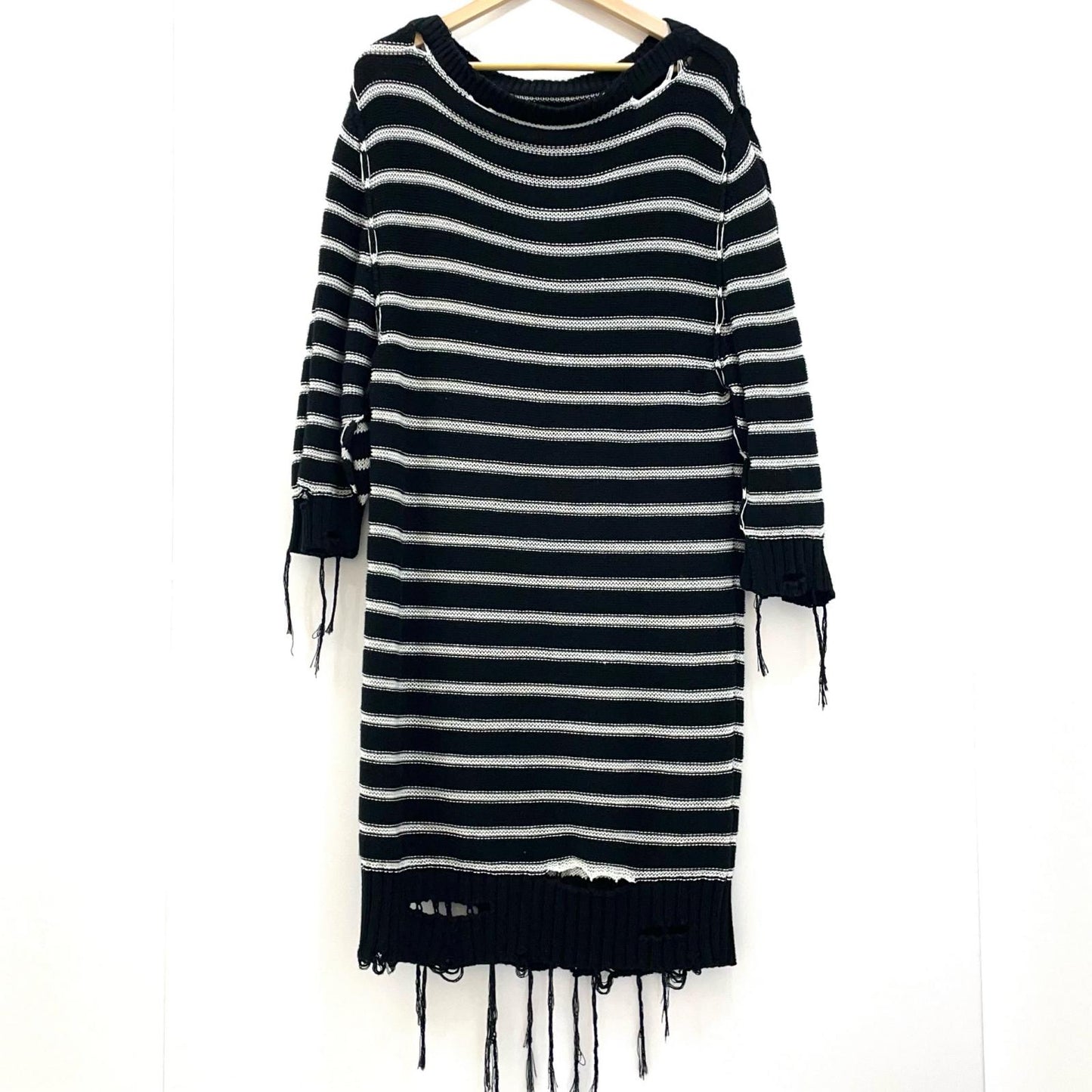 Maison Margiela | メゾンマルジェラ ワンピース KS00134782 ブラック×ホワイト サイズ：S【尾張小牧店】