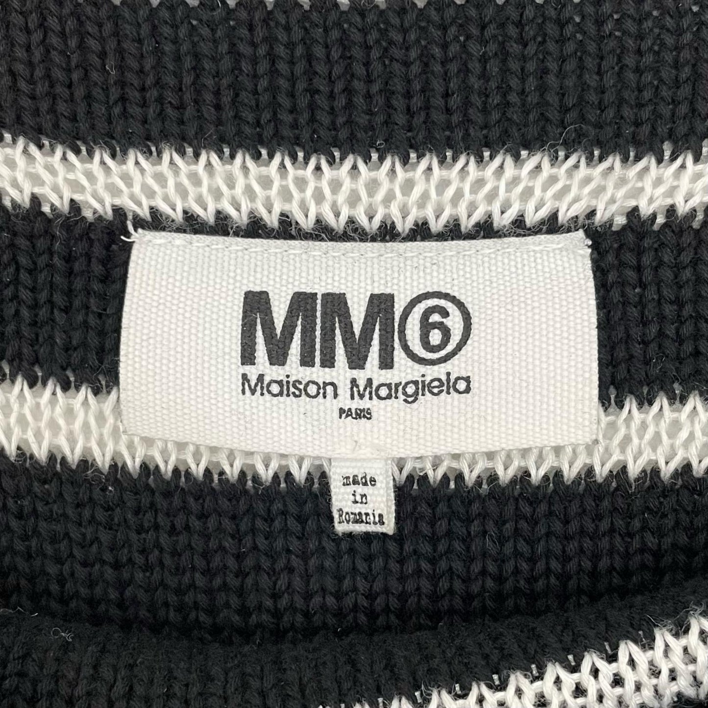 Maison Margiela | メゾンマルジェラ ワンピース KS00134782 ブラック×ホワイト サイズ：S【尾張小牧店】